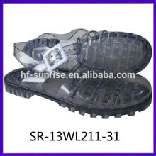 SR-13WL211-31 Gelee löschen Sandelholze Frauen transparente Sandelholze Damen Gelee Sandalen Großhandel